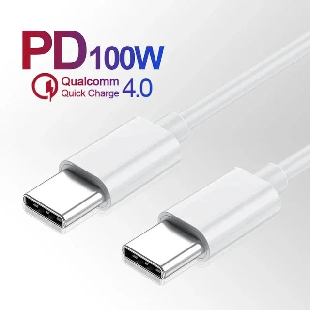 100W C to C PD Cable for iPhone 16 & Android
